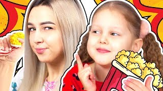 СКВИШИ против Настоящей Еды Челлендж Squishi vs Real Food Challenge