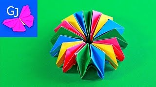Волшебный АНТИСТРЕСС ФЕЙЕРВЕРК из бумаги ❀ Движущиеся оригами своими руками