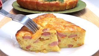 Проще не бывает! ПИРОГ СОЛЯНКА смешать и в духовку! КАПУСТНЫЙ ПИРОГ НА СКОРУЮ РУКУ БЕЗ ЗАМЕСА ТЕСТА