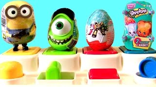 OVOS Surpresa em Portugues BR Sesame Street Pop Up Pals Cookie Monster Kinder Transformers Shopkins