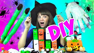 DIY 12 ИДЕЙ  на Хеллоуин 2019 / Съедобная Канцелярия / Своими Руками /  Алина Зосим