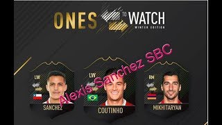 OTW SBC-Alexis Sanchez SBC-big profit- boards packs-FIFA 18 Ultimate team