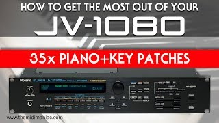 DEMO! Super JV-1080 piano/key + Daft Punk's 'Something about us' chords