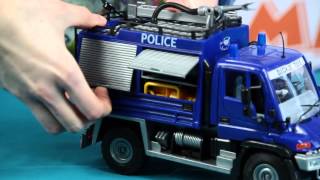 Demo - Police Car with Rescue Boat / Wóz Policyjny z Łodzią Ratunkową - Zestaw Ratunkowy - Dickie