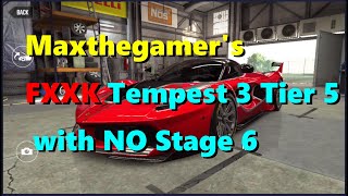 CSR2 Ferrari FXXK Tempest 3 Tier 5 with NO Stage 6 parts