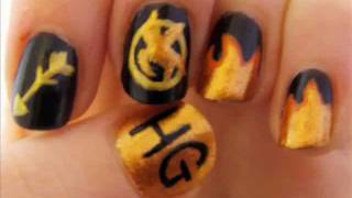 The Hunger Games Inspired Nail Art Tutorial