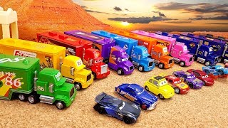 Сюрпризы MINI CARS3 Игрушки Машинки с Транспортировщиками Мак / Mack Развивающее видео для детей