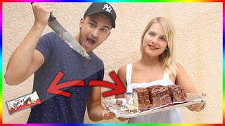 On Réalise et Déguste en COUPLE le plus gros Kinder Bueno Géant XXL du monde !
