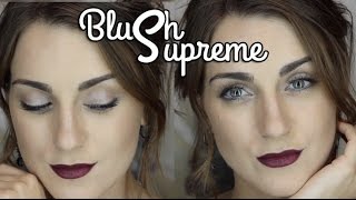 Макияж | темные губы и нежные глаза | dark lips for fall | BlushSupreme