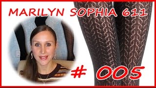 Колготки Marilyn Sophia 611 (ажурные, с рисунком)