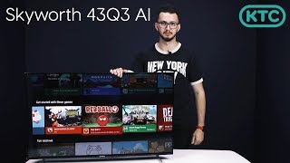 Лучший 4K телевизор 43 дюйма на Android TV 2019 - обзор Skyworth 43Q3 AI