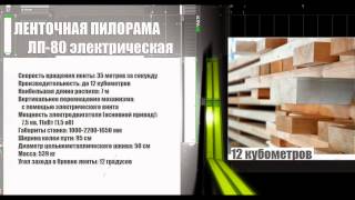 Ленточная пилорама ЛП-80 электрическая