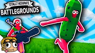 TABG PICKLE SUIT vs MINIGUN BATTLE! | Totally Accurate Battlegrounds Funny Moments
