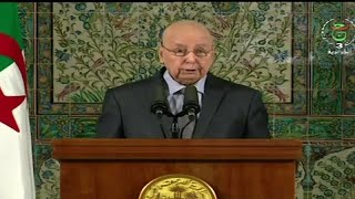 الجزائر: بن صالح يدعو إلى حوار سياسي شامل لإخراج البلاد من الأزمة السياسية…