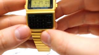 Часы Casio Databank DBC-611G-1D [DBC-611G-1DVEF] - видео обзор от PresidentWatches.Ru