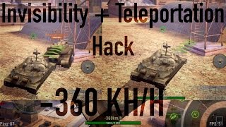 IS-7 + E4 Teleportation + Invisibility Hack [WoT Blitz]
