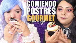 ASMR Comiendo Postres Gourmet con Thelma Corajes | Lolita Style ?