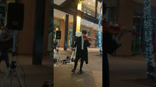 天籟小提琴家 林子安《街頭動人展演》信義區香堤廣場