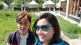 #nubra valley camp #camping in nubra #solo traveler | kandy the flying bird