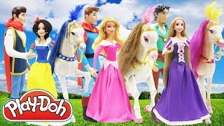 Play Doh Dress Disney Princess Couples I DIY How To Make