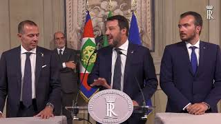 ? Matteo Salvini, Lega - Consultazioni del Presidente della Repubblica, 28/08/2019.