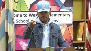 Chance the Rapper Full Press Conference: Donates $1M to Chicago Public Schools | ABC News