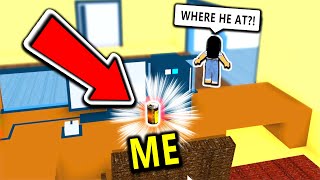 Hater Joins My Hide And Seek, But My Hiding Spot Was Too Good (Roblox)