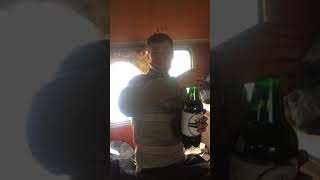 18+,Решил выпить 8 литров пива на спор.Часть 1