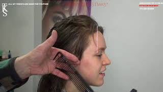 Who knows? The first step to a Short Hairstyle!!! Mullet Tutorial JULIE models T.K.S
