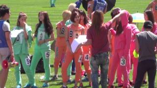 20130903 A-PINK BoMi & NaEun & Suzy @ Idol Sports Athletics Championships