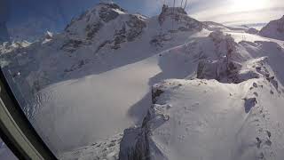 Risalita integrale cabinovia 3s Leitner "Matterhorn-Glacier ride" Zermatt (CH)