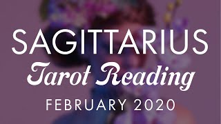 ♐  SAGITTARIUS - THIRD PARTY? AN EX RETURNS? WTF? - February 2020 Psychic Tarot Reading