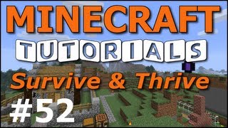 Minecraft Tutorials - E52 Jukebox and Music Discs (Survive and Thrive II)