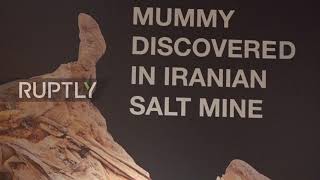 "Saltmen" from 7th century on display at German Mining Museum in Bochum