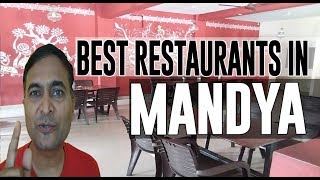 Best Restaurants and Places to Eat in Mandya, India