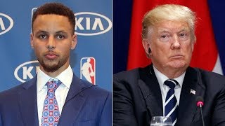 Basketball American News - Update : Donald Trump rescinds WH invitation to Steph Curry And GSW
