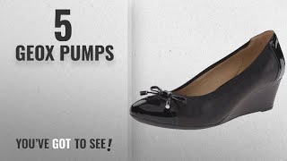 Top 5 Geox Pumps [2018]: Geox Women's Floralie 17 Pump, Black, 36.5 M EU (6.5 US)