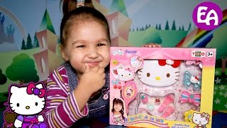 Хелло Китти шкатулка с украшениями | Распаковка и обзор Hello Kitty Jewelry Box with accessories