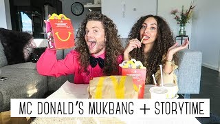 MUKBANG MCDONALDS NA 8 JAAR + STORYTIME WERKEN BIJ MC DONALDS & PRIMARK MET LARISSA
