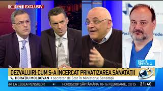 Secretarul de stat în Minsterul Sănătății, Horațiu Moldovan, despre OUG-urile din Sănătate