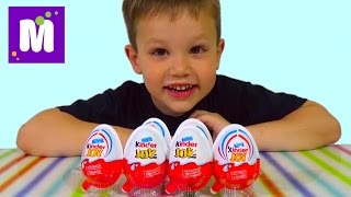 Тачки Черепашки Ниндзя Энгри бердс Киндер Джой распаковка