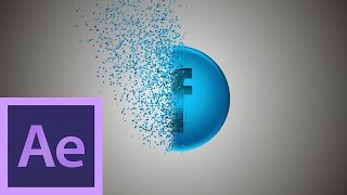 PARTICLES DISSOLVE  EFFECT ON LOGO : After Effect Tutorial(with trapcode particular)