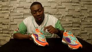 GOAT App Review!!! Air Max 98 QS cones Review!!!