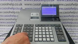 Casio SRS500 / PCRT540 / SRS820 How To Activate Cashier Assignment