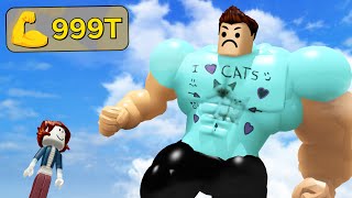Getting MAX STRENGTH in Lifting Simulator.. everyone hated me