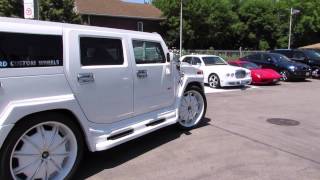 WORLDS MOST EXPENSIVE HUMMER H2 34 INCH RIMS BIG WHEELS BIG CASH TORONTO MAPLE LEAFS