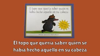 El topo que quería saber quien se había hecho aquello en su cabeza