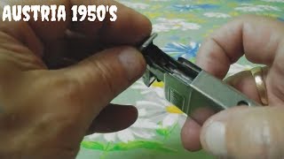 Old vintage IMCO 6300 PERPLEX petrol pocket lighter Старая бензиновая карманная зажигалка