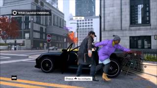 Watch Dogs Online Hacking #48 - Shouldn't of put the brakes on! PS4 HD