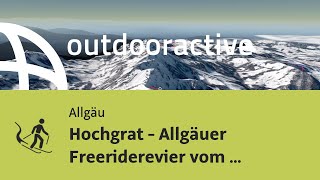 Ski Freeride Abfahrt im Allgäu: Hochgrat - Allgäuer Freeriderevier vom Feinsten